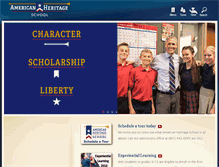 Tablet Screenshot of american-heritage.org